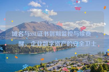 域名與SSL證書到期監(jiān)控與續(xù)費(fèi)提醒，企業(yè)數(shù)字資產(chǎn)的安全衛(wèi)士