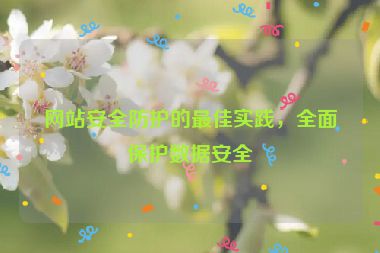 網(wǎng)站安全防護(hù)的最佳實(shí)踐，全面保護(hù)數(shù)據(jù)安全