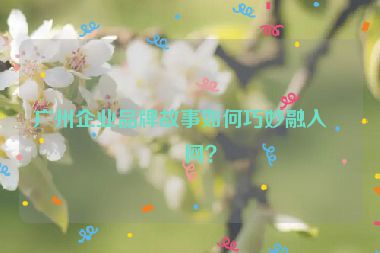廣州企業(yè)品牌故事如何巧妙融入官網(wǎng)？