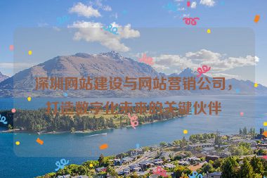深圳網(wǎng)站建設(shè)與網(wǎng)站營(yíng)銷公司，打造數(shù)字化未來(lái)的關(guān)鍵伙伴