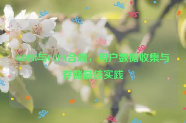 GDPR與CCPA合規(guī)，用戶數(shù)據(jù)收集與存儲最佳實踐