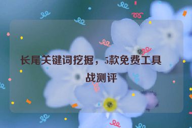 長尾關(guān)鍵詞挖掘，5款免費(fèi)工具實(shí)戰(zhàn)測(cè)評(píng)