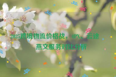 2025跨境物流價格戰(zhàn)，4PX、云途、燕文服務(wù)對比分析