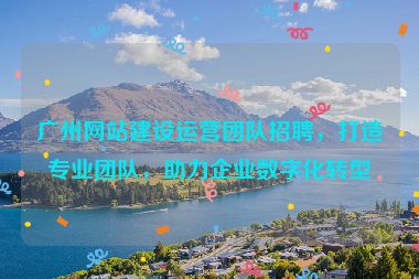 廣州網(wǎng)站建設(shè)運(yùn)營(yíng)團(tuán)隊(duì)招聘，打造專業(yè)團(tuán)隊(duì)，助力企業(yè)數(shù)字化轉(zhuǎn)型