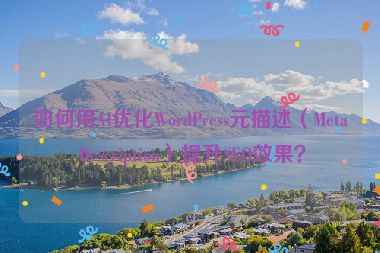 如何用AI優(yōu)化WordPress元描述（Meta Description）提升SEO效果？