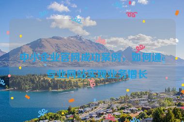 中小企業(yè)官網(wǎng)成功案例，如何通過(guò)專業(yè)網(wǎng)站實(shí)現(xiàn)業(yè)務(wù)增長(zhǎng)