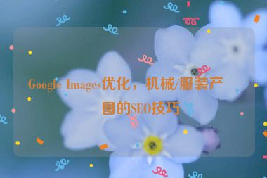 Google Images優(yōu)化，機(jī)械/服裝產(chǎn)品圖的SEO技巧