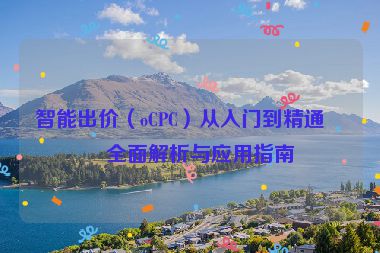 智能出價（oCPC）從入門到精通，全面解析與應(yīng)用指南