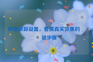 轉(zhuǎn)化跟蹤設(shè)置，看清真實效果的關(guān)鍵步驟