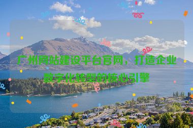 廣州網(wǎng)站建設(shè)平臺(tái)官網(wǎng)，打造企業(yè)數(shù)字化轉(zhuǎn)型的核心引擎