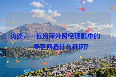 訪談，一位資深外貿(mào)經(jīng)理眼中的完美官網(wǎng)是什么樣的？