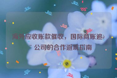 海外應(yīng)收賬款催收，國(guó)際商賬追討公司的合作避坑指南
