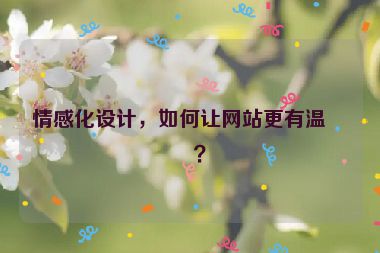 情感化設(shè)計，如何讓網(wǎng)站更有溫度？