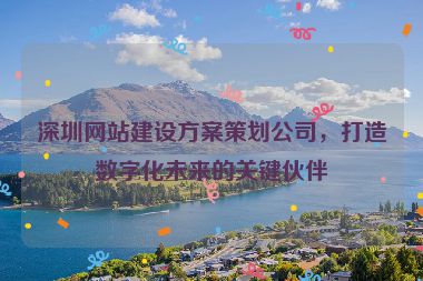 深圳網(wǎng)站建設方案策劃公司，打造數(shù)字化未來的關鍵伙伴