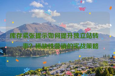 庫存緊張?zhí)崾救绾翁嵘毩⒄巨D化率？稀缺性營銷的實戰(zhàn)策略