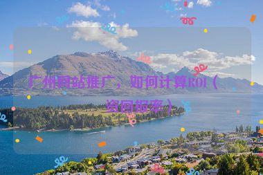 廣州網(wǎng)站推廣，如何計算ROI（投資回報率）
