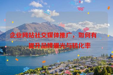 企業(yè)網(wǎng)站社交媒體推廣，如何有效提升品牌曝光與轉(zhuǎn)化率
