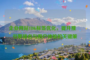 企業(yè)網(wǎng)站TDK標(biāo)簽優(yōu)化，提升搜索引擎排名與用戶體驗(yàn)的關(guān)鍵策略