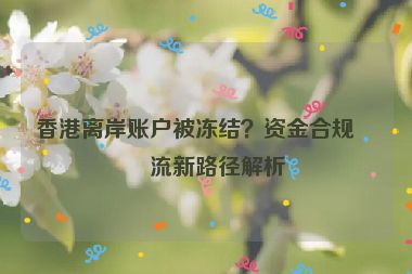 香港離岸賬戶被凍結(jié)？資金合規(guī)回流新路徑解析
