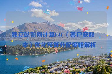 獨(dú)立站如何計(jì)算CAC（客戶獲取成本）優(yōu)化預(yù)算分配策略解析