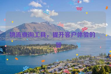物流查詢工具，提升客戶體驗的利器