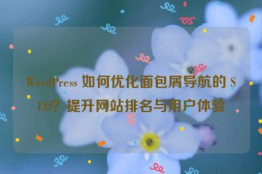 WordPress 如何優(yōu)化面包屑導(dǎo)航的 SEO？提升網(wǎng)站排名與用戶體驗