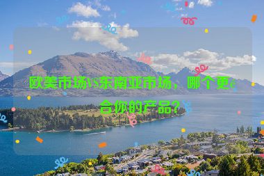 歐美市場VS東南亞市場，哪個更適合你的產(chǎn)品？