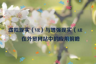 虛擬現(xiàn)實(shí)（VR）與增強(qiáng)現(xiàn)實(shí)（AR）在外貿(mào)網(wǎng)站中的應(yīng)用前瞻
