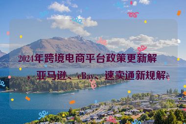 2024年跨境電商平臺政策更新解析，亞馬遜、eBay、速賣通新規(guī)解讀