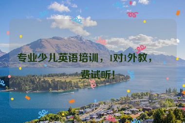 專業(yè)少兒英語培訓，1對1外教，免費試聽！
