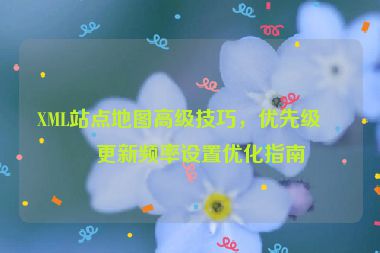 XML站點(diǎn)地圖高級(jí)技巧，優(yōu)先級(jí)與更新頻率設(shè)置優(yōu)化指南