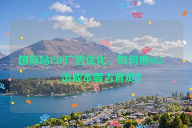 國際站P4P廣告優(yōu)化，如何用$0.5點(diǎn)擊成本霸占首頁？