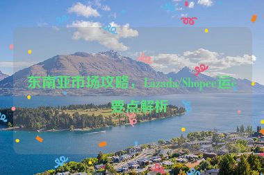東南亞市場攻略，Lazada/Shopee運營要點解析