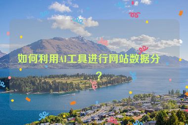 如何利用AI工具進(jìn)行網(wǎng)站數(shù)據(jù)分析？