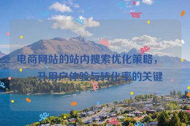 電商網(wǎng)站的站內(nèi)搜索優(yōu)化策略，提升用戶體驗與轉(zhuǎn)化率的關(guān)鍵