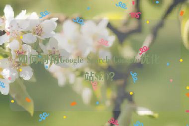 如何利用Google Search Console優(yōu)化網(wǎng)站SEO？