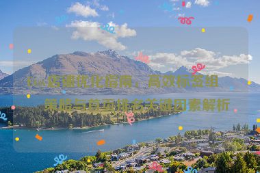 Etsy店鋪優(yōu)化指南，高效標簽組合策略與首頁排名關(guān)鍵因素解析
