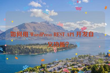 如何用 WordPress REST API 開發(fā)自定義功能？