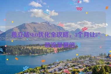 獨(dú)立站SEO優(yōu)化全攻略，3個(gè)月讓谷歌流量翻倍